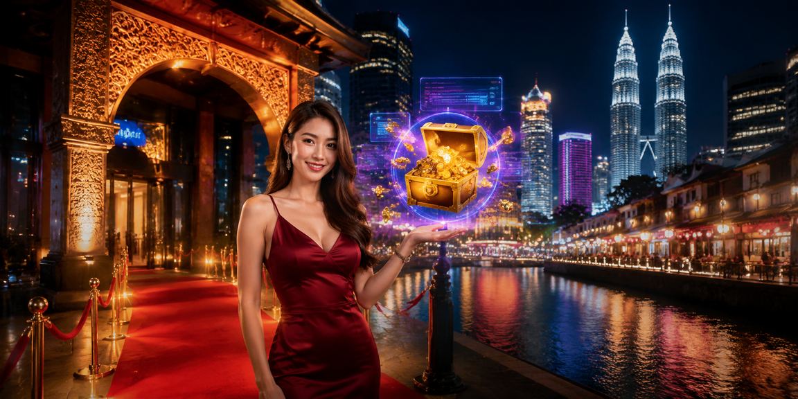 Pertaruhan gaya Malaysia di Kuala Lumpur dengan suasana meja blackjack dalam talian