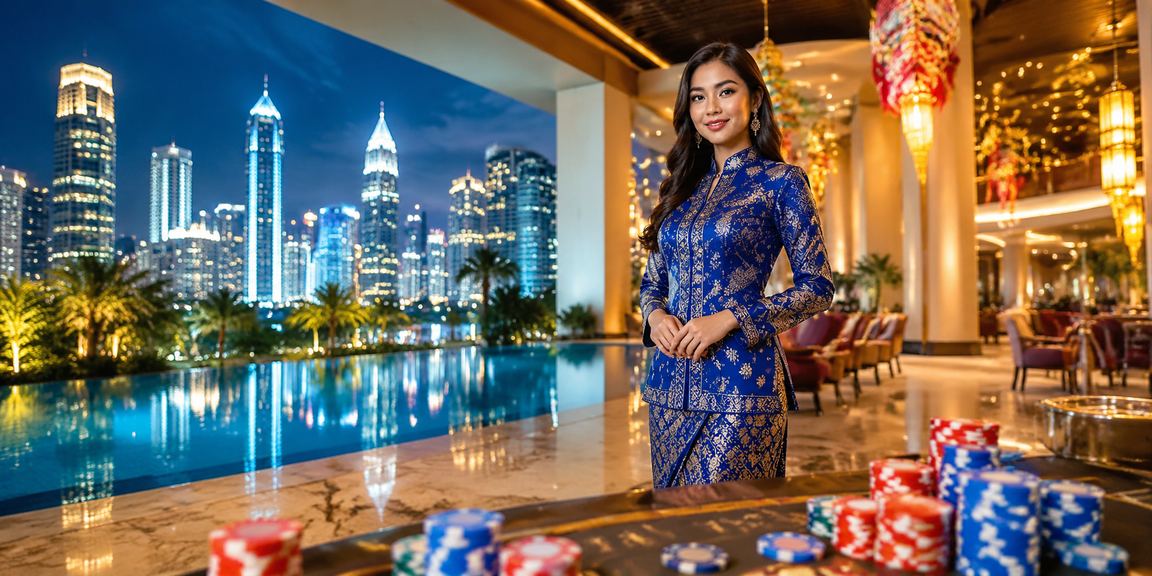 Pendaftaran bonus di Petaling Jaya dengan pakaian baju kurung gaya Malaysia